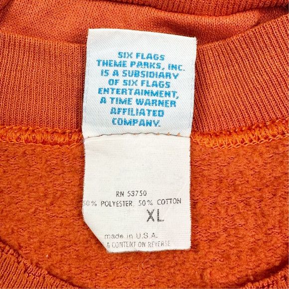 Vintage Six Flags Theme Parks Six Flags Fright Fest Crew Neck Sweatshirt - Picture 5 of 8